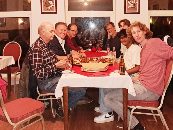 A1 in het restaurant